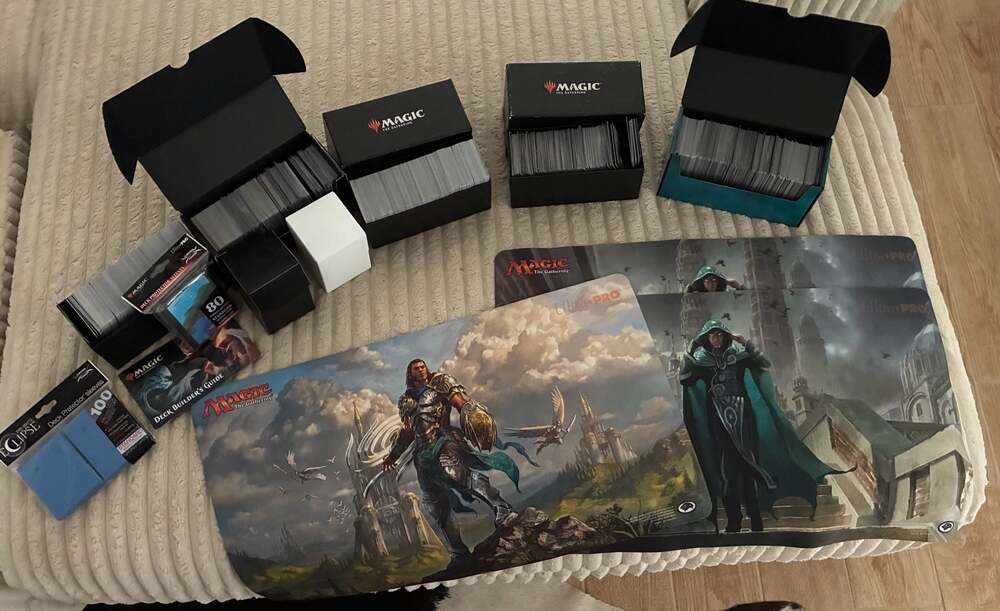 Magic: The Gathering Bundle: Ultra Pro Deck Boxes, Sleeves, Playmats and Cards